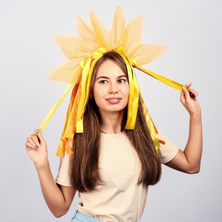Carnival rim "Radiant Sun", the color of the yellow-orange-4
