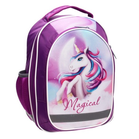 School backpack, 37 x 27 x 16 cm, ergonomic back, calligrata b magic unicorn-18