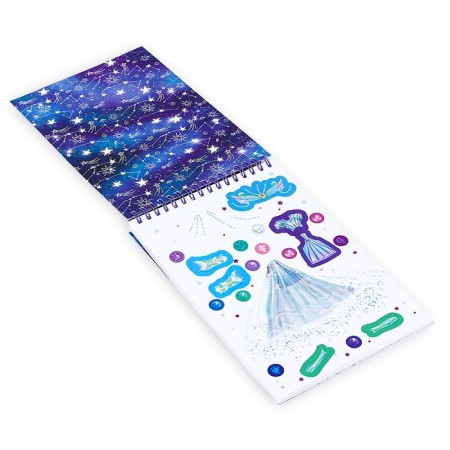 Notepad for the work of Neo Stars with stickers and translated tattoos "Moon"-2