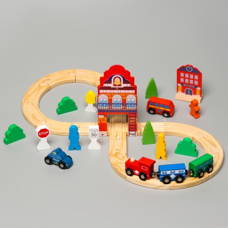 Railway "Travel", 36 parts, 24 × 18.5 × 13.5 cm-1