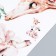 Sticker Plastic Interior color "Giraffe with a baby in flowers" 30x90 cm
