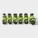 A set of vegetable surgery of the shade "Taste", 12 objects, green