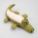 Textile toy "crocodile" with a squeak, 30 cm, green