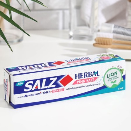 Lion Thailand Salz Herbal toothpaste with pink Himalayan salt, 90 g
