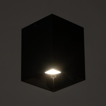 Lamp "Cube" LED 4000K 10W DIM220 Black Coffee 7.5x7.5x9.5cm-2