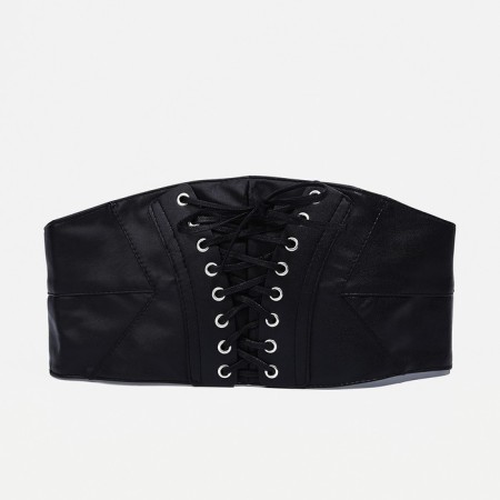 Buttons corset, height 10-15 cm, black color-5