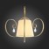 Wall lamp EVOLUCE. SL177.201.01. Azzurro. 1x40 W, E14, 40x32 cm, golden color