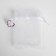 Bag gift organza white “lavender”, with a nameplate, 10 x 12 cm +/- 1.5 cm