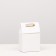 Box-pack with handle, white, 15 x 10 x 6 cm
