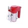 Mixer Oursson HM4001/RD, manual, 400 watts, 6 speeds, 2 nozzles, red