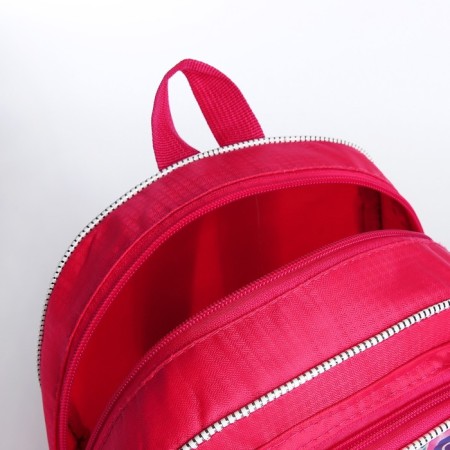 Baby backpack on lightning, pink color-7
