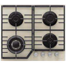 Варочная поверхность KRONA ARDENTE 60 IV, газовая, 4 конфорки, бежевая