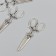Decor Metal for creativity "Openland scissors" silver (A9361) 6x2.5 cm