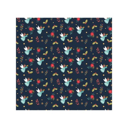 Organizer in a bath on suction cups "Christmas Angels", for storing toys and trifles, size 33x39 cm-1