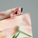 Package Gift Laminated for a bottle, packaging, "March 8", flowers, 13 x 36 x 10 cm