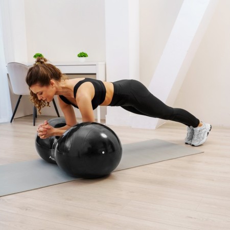 Fitball oval Onlytop, 77x40x40 cm, 900 g, Mix color-5