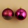 New Year's Christmas Balls “Everything will come true!”, For New Year, plastic, d = 8, 3 pcs., Wine color with gold