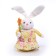 Soft toy "Bunny with a flower", 22 cm