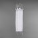 Lightning secret, No. 3, non -income, automatic lock, cotton, 30 cm, white color