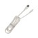 BYZ BL -625, microUSB cable - USB, 2.1 a, 1.2 m, PVC, white