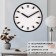 Watching clock, interior "classics", silent, d-30 cm, aa