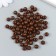 Beads Plastic "Coffee with milk" Gloss Set 25 grams d = 0.8 cm