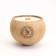 Candle in coconut aromatic, orange, soy wax, 8x10 cm, in the box