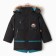 Winter jacket for boys, black color, height 116 cm