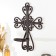 Cast iron candle for 1 candle wall "Celt" 34.5x11.5x24 cm