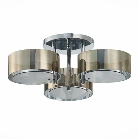 Ceiling EVOLUCE lamp. SL483.702.03. Foresta. 3x40 watts, E27, 60x60x20 cm, chromium color-5
