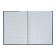Book of accounting, 96 sheets, boumvinyl cover, newspaper block, cage, blue color