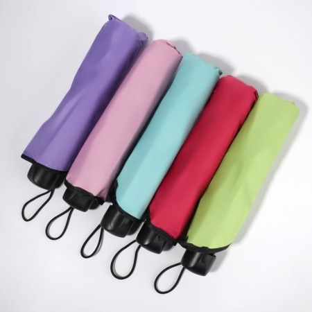 Mechanical “Juicy” umbrella, with a manifested pattern, 4 additions, 8 spokes, r = 46 cm, color mix-2