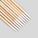 Wooden -based sticks, pointed, 10 cm, 100 pcs