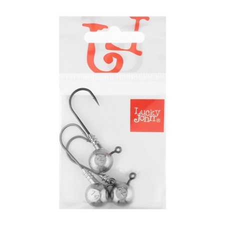 Lucky John Ball jig-heads, 14 g, BN color, 3 pcs.-1