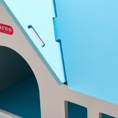House for rodents "Bay", blue 23 x 15 x 15 cm-6