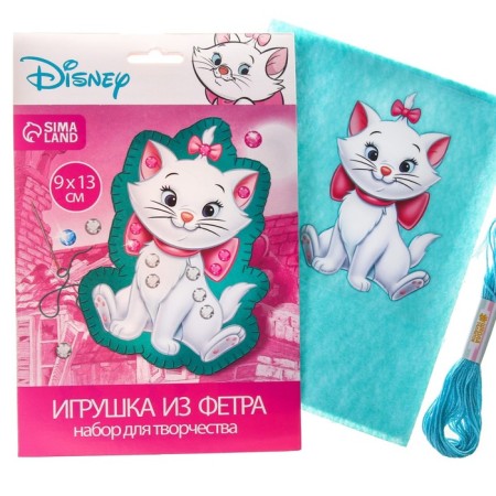 Set for creating a toy made of felt "cat Marie", cats aristocrats-4