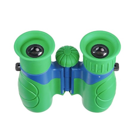 Children's binoculars VEBER "Eureka", 6 × 21, G / B, green / blue color-1