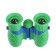 Children's binoculars VEBER "Eureka", 6 × 21, G / B, green / blue color