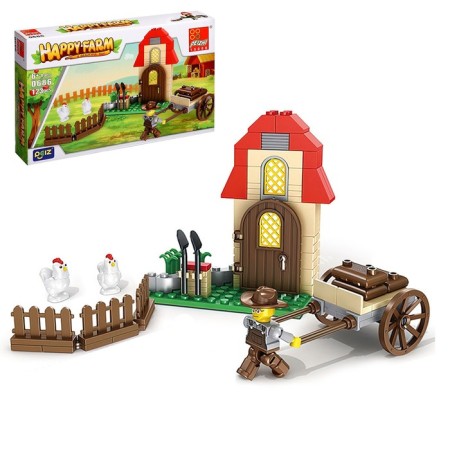 Constructor farm "Chicken corral", 123 details