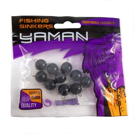 Cargo Cheburashka painted collapsible Yaman 10 pcs., 14 g, black-4
