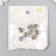 Bead for creativity Metal "Crown" silver 1.3x1.2 cm