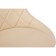 Barrier stool Curt metal/eco -leather, beige/chrome 45x50x84 cm