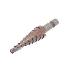 Drill step tundra pro, hss-CO, spiral profile, hexagonal shank, 4-12 mm