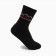 Women's socks "Happiness" Black color, size 23-25