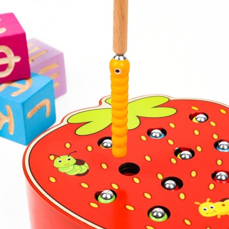 Toy developing fishing "strawberries", 7 × 15.5 × 17 cm-1