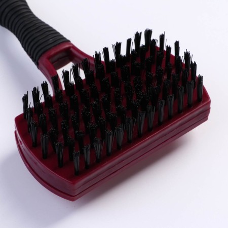 Double-sided packet-eating with a rubber pen 10 x 16.5 cm, burgundy-black-3