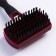 Double-sided packet-eating with a rubber pen 10 x 16.5 cm, burgundy-black