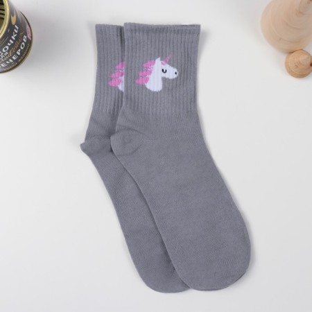 Socks with print in the jar "socks for magic evenings" (female, mix)-5