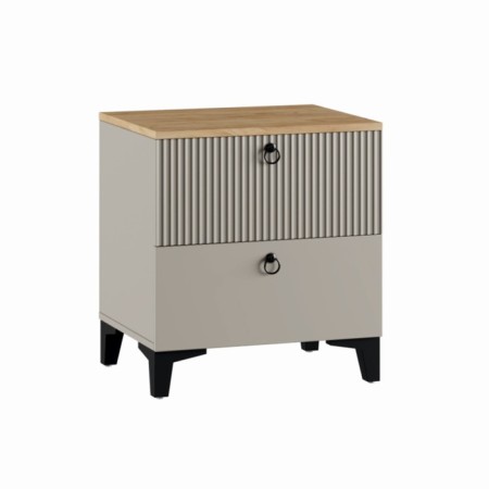 Tumbling bedside nickname, 400x410x516, cashmere/oak/beige MDF