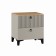 Tumbling bedside nickname, 400x410x516, cashmere/oak/beige MDF